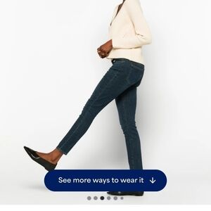 Pistola Jeans Women 33 High Rise Crop Denim Arielle Moody Wash Skinny